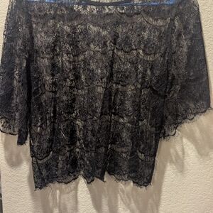 Elegant Black Lace Top